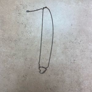 James Avery open heart necklace